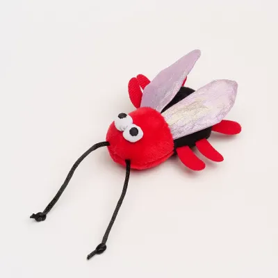 RURRI Игрушка для кошек Жук, 8х8,5х3,5 см