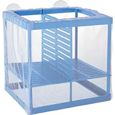 Naribo Отсадник сетчатый с перегородкой для аквариумных рыб MBS-02, 16,5x15x15см