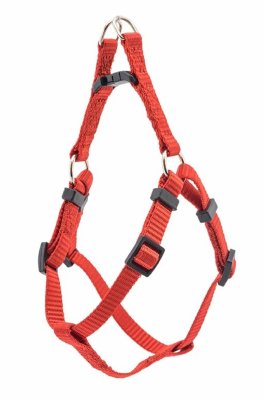 Ошейники, шлейки Yami Yami амуниция Шлейка "Сити", красная (XXS)