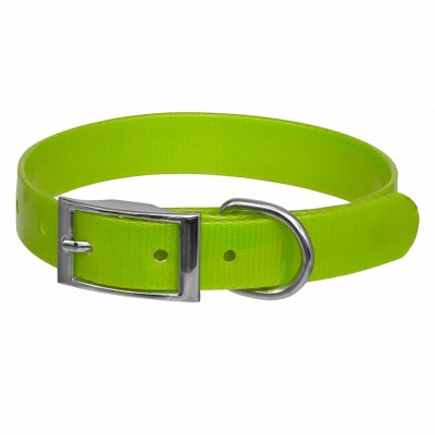 Ошейники, шлейки Tappi амуниция Ошейник "Дельта" из биотана, зеленый (S)