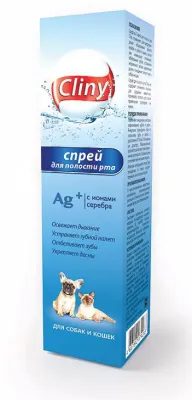 Cliny Спрей для полости рта для собак и кошек, 100 мл