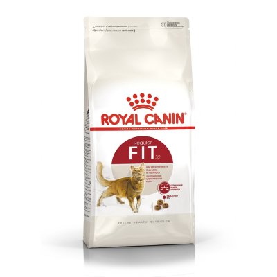 Royal Canin Fit 32 Regular Сухой корм для бывающих на улице кошек в возрасте от 1 до 7 лет, 400 гр.
