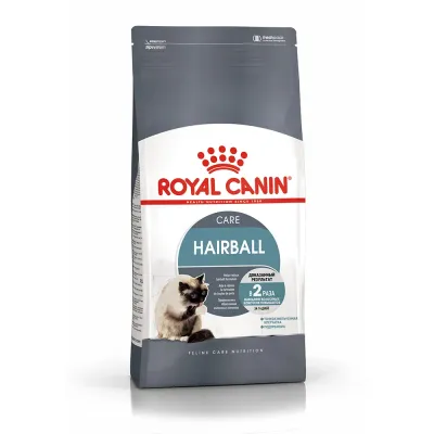 Royal Canin Hairball Care Сухой корм для взрослых кошек для профилактики образования волосяных комочков в ЖКТ, 400 гр.