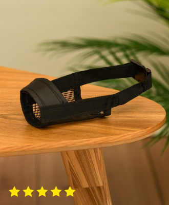 Ошейники, шлейки Tappi амуниция Намордник нейлоновый "Каду" сетчатый регулируемый (M)