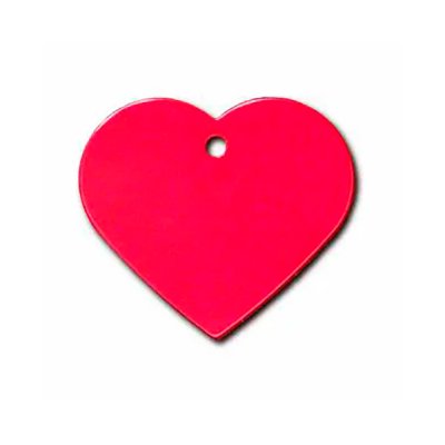 Адресник Адресник для кошек и собак Сердце, 37х35 мм, красное