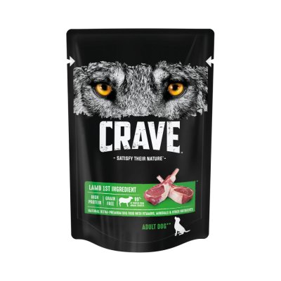 Корм для собак Crave Ягненок пауч 85г