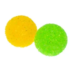 Petmax Игрушка для кошек Мяч пластмассовый с бубенчиками 3,8 см (2 шт)