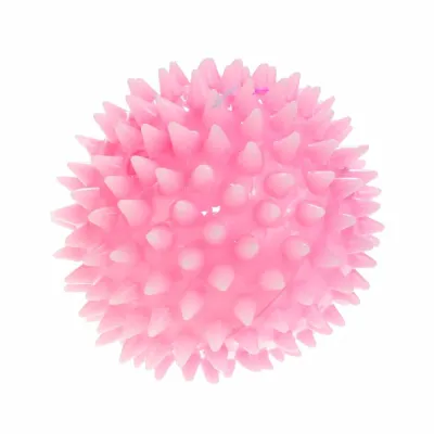 Petmax Игрушка для собак Мяч игольчатый, розовый, 7 см