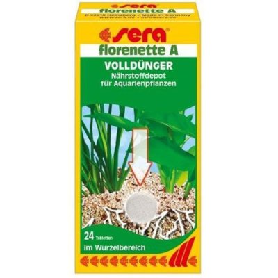 Подкормка для аквариумный растений SERA Флоренетте А, 24 таб.