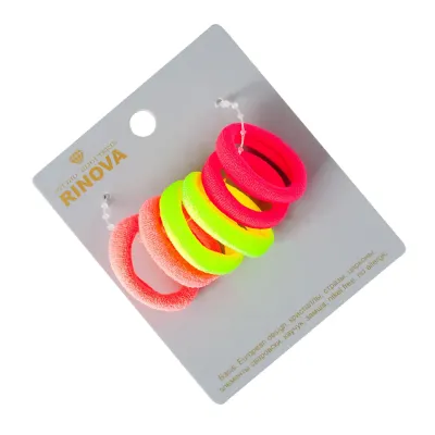 RINOVA Резинка для собачьих волос, цветная малая 2,5-3,5 см 6шт на бирке