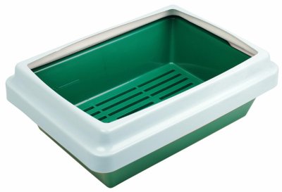 Лотки Сибирская кошка Туалет с бортиком для кошек (45х32х15 см)