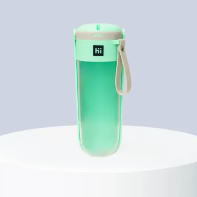 HiPet Бутылка для воды для кошек и собак, 420 мл, зеленая