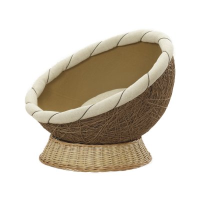 Лежак для животных Eco-forms Полусфера, бежевый 55см подставка лоза