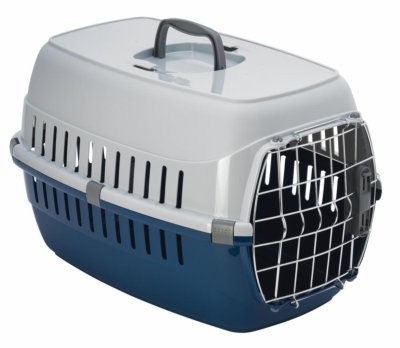 Переноски Moderna Переноска Roadrunner 2 металлическая дверь+замок, черничный RECYCLED (Бельгия) (55,9х36х34 см)