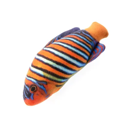 Pet hobby Игрушка для кошек Королевская рыба-ангел с валерианой и кошачьей мятой, 16,5 см