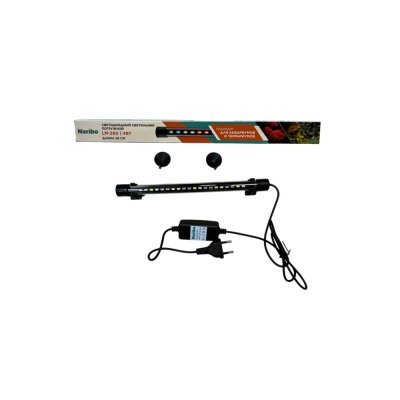 Naribo Погружной светильник с переключателем для террариумов и аквариумов, 26х2,1х1,1 см