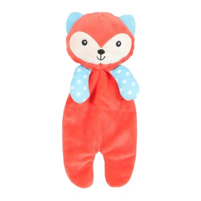 Игрушка для собак ZOLUX Хитрый лис плюшевая шуршащая с пищалкой 26см