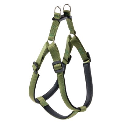 Ferplast Шлейка для собак на мягкой подкладке Daytona Extra Large, обхват шеи 84-90 см, обхват груди 88-100 см, оливковый