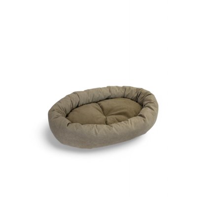 Лежак для животных Foxie Original oval 81х58см овальный бежевый