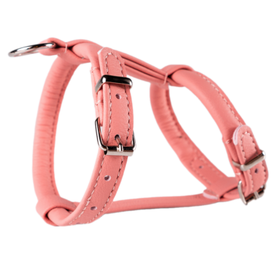 Аркон Шлейка круглая для собак Candy, обхват шеи 27-35 см, обхват груди 37-45 см, розовая