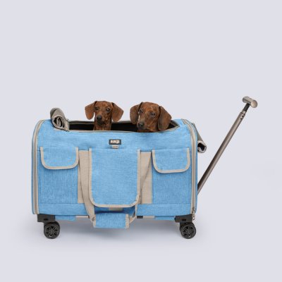 RURRI Сумка-тележка для кошек и собак мелких и средних пород, 60х39х35 см