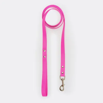 Rungo Поводок из биотана для собак, 20 мм, длина 2 м, матовый, розовый