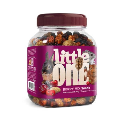 Little One Лакомство для всех видов грызунов Ягодное ассорти, 180 гр.