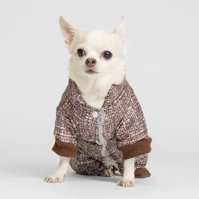 RURRI Комбинезон для собак, M, коричневый (девочка)