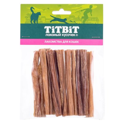 TiTBiT Лакомство Кишки говяжьи для кошек, 32 гр.