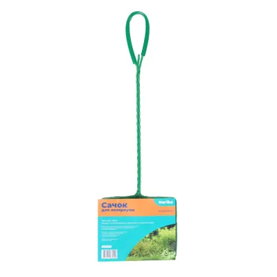 Naribo Сачок аквариумный, 12,5х10 см (длина ручки 30 см)