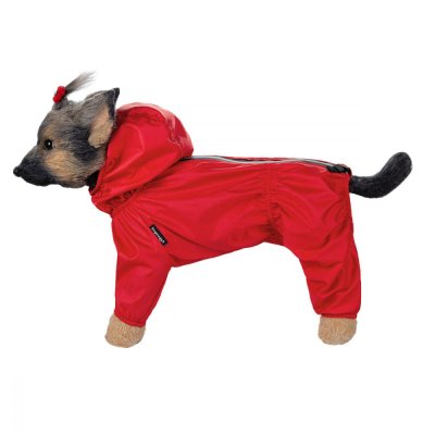Дождевик для собак Dogmoda красный девочка-3