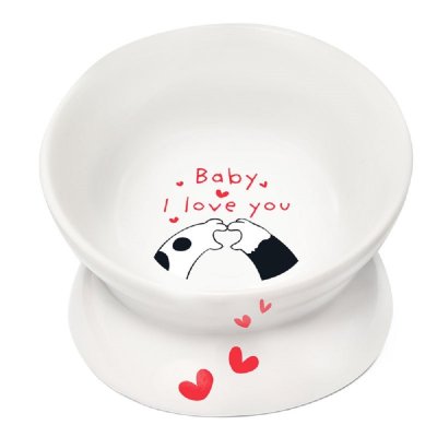 Миска для кошек TRIOL С любовью керамическая на ножке 120мл