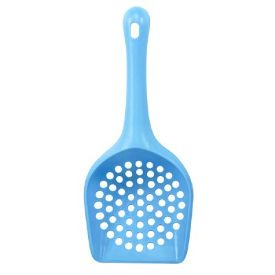 Совок для кошачьего туалета TRIOL с круглой ячейкой, голубой, 26,2х11,2х4,3см