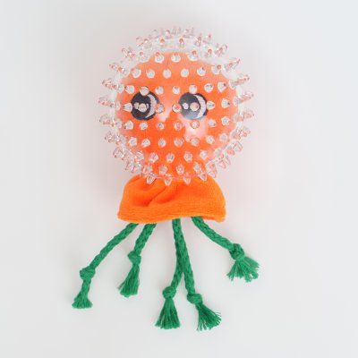 RURRI Игрушка для собак Осьминог в мячике, 13,5х8,5х8,5 см