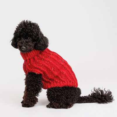 RURRI Свитер для кошек и собак, XL, красный