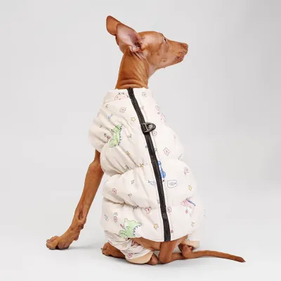 Petmax Комбинезон на замке для собак, XL, светлый (девочка)