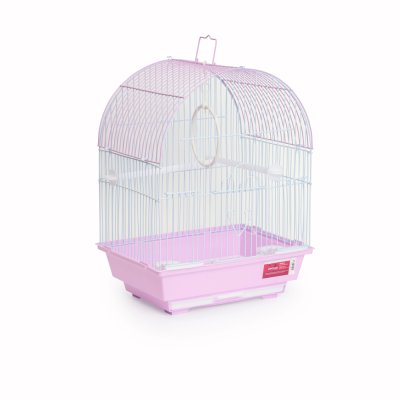 Petmax Клетка для птиц Paola, 30х23х39 см, розовый