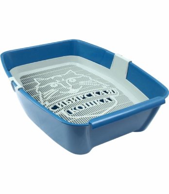 Лотки Сибирская кошка Туалет "Евро" для кошек глубокий с сеткой, 44х32х11 см (600 г)