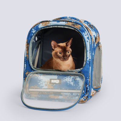 RURRI Рюкзак-переноска для кошек и собак мелких пород, 36x42x26 см