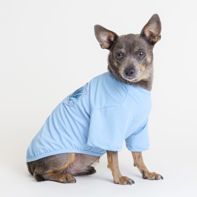 RURRI Футболка с ракушкой для собак, M, синяя