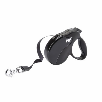 Ошейники, шлейки Ferplast Рулетка со сменной крышкой корпуса, черная (лента) (M)