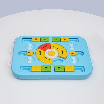 HiPet Игрушка для собак Головоломка Puzzle Plate, высота 4 см, ширина 26 см, длина 35 см