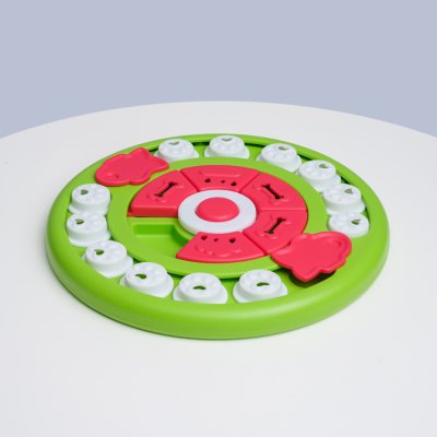 HiPet Игрушка для собак Головоломка Puzzle Pizza, диаметр 28 см, высота 3 см