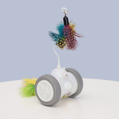 HiPet Игрушка для кошек интерактивная Ролл с лазером, высота 7,5 см, ширина 9 см, длина 9,5 см