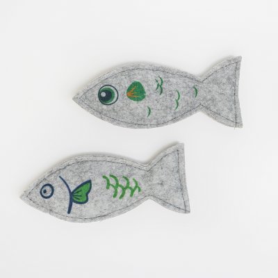 Pet hobby Игрушка с кошачьей мятой для кошек Набор РыбОв, 15 см, 2 шт.