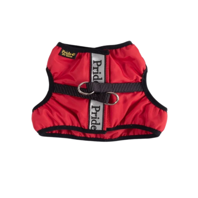 Жилетка-шлейка для собак Pride Спорт красная, размер M