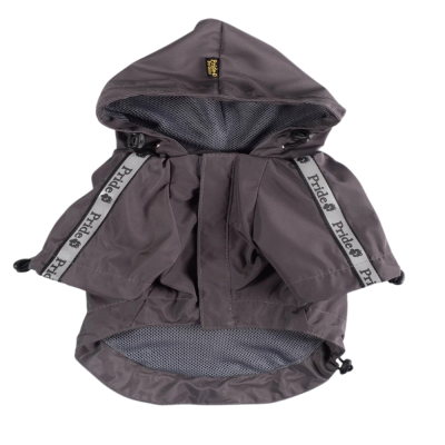 Дождевик для собак Pride размер L серый