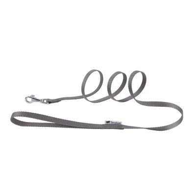 Ferplast Поводок нейлоновый для собак Club, 120x2 см, серый