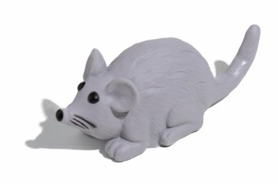 Игрушки WOGY Игрушка-пищалка для собак "Мышка" 15х5х4.5см (40 г)