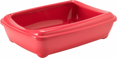 Предметы обихода Moderna Туалет-лоток средний с рамкой Artist Medium + rim, 42х30х12см, коралловый (400 г)